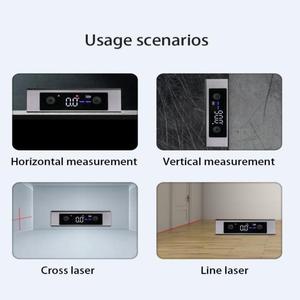 2 في 1 خطين عبر خط ليزر مقياس زاوية ليد رقمي مغناطيسي ثنائي الليزر مقياس زاوية ذكي - Product Image 5