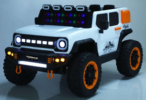 Auto Eléctrico de Juguete para Niños con Música y Luces, Tracción en las 4 Ruedas para Niños de 3 a 8 Años, Material Plástico Resistente - Product Image 3