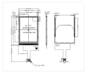 DXD <span class=keywords><strong>2.2</strong></span> inci LCD modul 240x320 LCM layar dengan ST7789V Driver IC SPI 4-Line 10 Pin TFT Display - Product Image 4