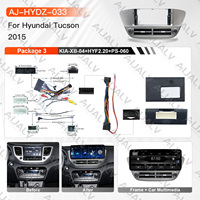 Kit de Cadre de Fixation Complet pour HYUNDAI ACCENT 2017-2020, Argent, pour Autoradio Android, Accessoires de Cadre en Plastique, Mendery