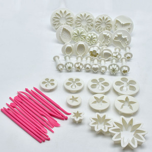 47 Cái Dụng Cụ Cắt Bánh Kẹo Mềm Mới Dụng Cụ Trang Trí Plunger Candy Sugarcraft Flower <span class=keywords><strong>Modelling</strong></span> <span class=keywords><strong>Cutter</strong></span> Khuôn Dụng Cụ Làm Bánh// - Product Image 3