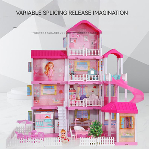 <span class=keywords><strong>Casa</strong></span> delle Bambole Creativa per Bambine, Villa delle Principesse con Accessori e Mobili, Gioco <span class=keywords><strong>di</strong></span> Ruolo Fai-da-Te, <span class=keywords><strong>Casa</strong></span> delle Bambole <span class=keywords><strong>Gabby</strong></span> - Product Image 2