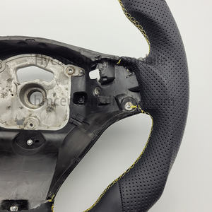 Volante perforado de cuero deportivo <span class=keywords><strong>M</strong></span> de alta calidad para BMW E90, el mejor volante de coche - Product Image 3