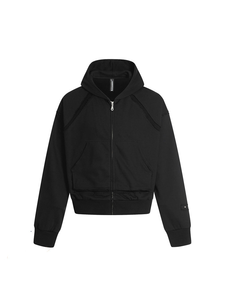 Chaqueta de invierno casual con capucha y cremallera para hombre y mujer, estilo americano, con flecos y borlas, diseño desestructurado, para trabajo. - Product Image 3