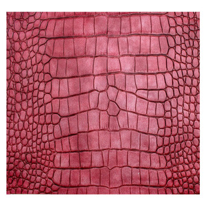High Quality Alligator Embossed Designer <strong>PU</strong> Faux <strong>Leather</strong> Fabric for Handbags and Shoes - Product Image 1