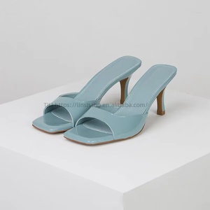 Chaussures formelles élégantes avec logo personnalisé, chaussures à talons hauts, pantoufles, talons aiguilles, sandales à talons pour femmes - Product Image 3