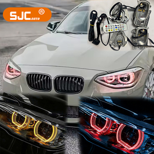 Modulo LED RGB Colorato Plug and Play SJC per <span class=keywords><strong>BMW</strong></span> Serie 1 <span class=keywords><strong>F20</strong></span> F21 2012-2013, <span class=keywords><strong>Accessori</strong></span> Auto, Luci Diurne RGB - Product Image 1