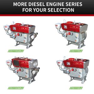 Générateur diesel monocylindre à démarrage électrique, refroidi par eau, exporté dans le monde entier, longue durée de vie, y compris pompe moteur - Product Image 6