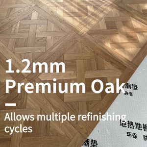 Hổ phách <span class=keywords><strong>Versailles</strong></span> mô hình thiết kế sàn gỗ 1.2mm sồi Veneer cho khách sạn sang trọng biệt thự nhà hàng 600x600x15mm ngoài trời - Product Image 4