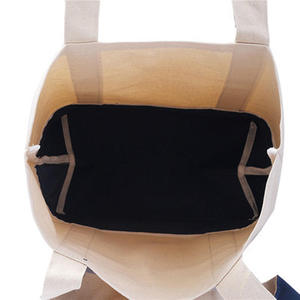 <span class=keywords><strong>Sac</strong></span> fourre-tout en toile <span class=keywords><strong>de</strong></span> coton écologique et durable Grands sacs à provisions personnalisés réutilisables recyclables Lettre cadeau à usage quotidien - Product Image 3