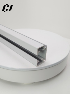 <span class=keywords><strong>Rail</strong></span> de rideau mural moderne en aluminium 6063 robuste – Métal durable, taille personnalisable, prê<span class=keywords><strong>t</strong></span> pour mariages et baptêmes - Product Image 6