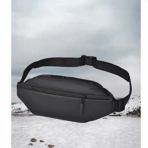 Sac banane de ceinture pour homme, sac de voyage, sacoche de poitrine noire pour hommes - Product Image 3