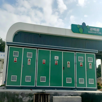 Transformateur de type boîte 315 KVA, très vendu en Afrique et en Asie du Sud-Est, sous-station américaine montée sur socle