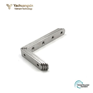 Yachuangxin Stainless Steel Flat <b>Corner</b> <b>Bracket</b> Connector <b>for</b> Home Installation - Product Image 2