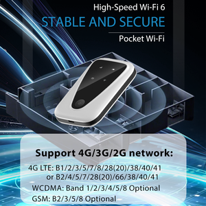 Router Harvilon <span class=keywords><strong>4G</strong></span> con Ranura para Tarjeta SIM, Mini Mifis, Punto de Acceso Wifi, Wifi Portátil con Batería, Interruptor de Red, Módem <span class=keywords><strong>4G</strong></span>, Mini Wifi - Product Image 4