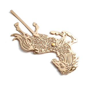 Hot Sale Durable Zinc Alloy Metal <b>Bookmark</b>, Gradient Chinese Style Hollow Craft Luxury Reading <b>Gift</b> Wholesale Low MOQ - Product Image 4