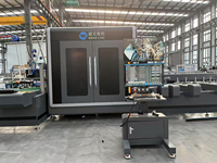 Station de travail d'usinage tout-en-un WEIKE CNC W5, ligne de production intelligente de découpe, fraisage et perçage pour fenêtres et portes en aluminium