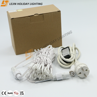 Hochwertige Außen-Weihnachtsbeleuchtung für Gewerbliche Dekoration 10M 100LEDs IP44 CE RoHS Wasserdichte Warmweiße LED-Lichterkette