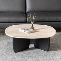 Table basse en pierre de grotte ancienne de style Wabi-Sabi, irrégulière, pour petit appartement, salon, maison, simple, moderne, créative, en bois