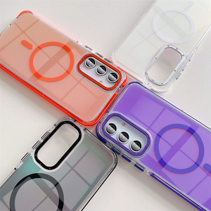 Para <span class=keywords><strong>Galaxy</strong></span> A55 A56 A36 A26 A16, funda de teléfono magnética que cambia de Color para <span class=keywords><strong>Samsung</strong></span> S25, funda <span class=keywords><strong>ultra</strong></span> protectora, diseño degradado de Color - Product Image 3