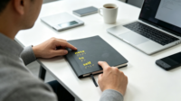 Carnet tactile braille à couverture rigide, journal d'accessibilité pour les aveugles et les malvoyants, personnalisable