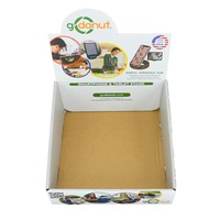 Boîte de présentation en carton ondulé durable, imprimée sur mesure, pour la promotion d'emballages de produits de vente au détail