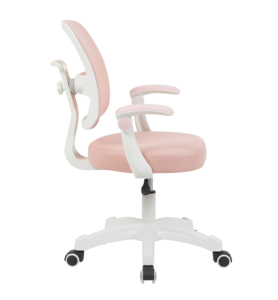 <span class=keywords><strong>Chaise</strong></span> d'étude ergonomique pour enfants, dossier en maille avec siège en tissu, <span class=keywords><strong>chaise</strong></span> de <span class=keywords><strong>bureau</strong></span> pour enfants avec accoudoirs rabattables et roulettes pour la correction de la posture - Product Image 3