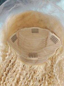 <span class=keywords><strong>Parrucca</strong></span> Lace Front in <span class=keywords><strong>Capelli</strong></span> Umani Vergini Brasiliani Biondi Ricci 24-28 Pollici 613, Promozione Ingrosso, Pizzo Trasparente Senza Colla - Product Image 6