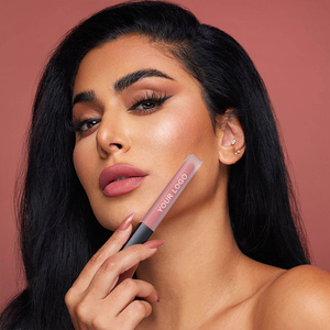 Lápiz labial mate líquido hidratante a prueba de transferencia de aceite de semilla de sandía aceite de manzana vegano sin secado personalizado - Product Image 6