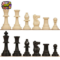 Handgefertigte Premium-Qualität Majestätische Staunton Schachfiguren Plastik-Schachspiel Brett für Tischspiele Indoor-Aktivitäten Schachset