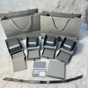 Wholesale Quality LED Light Jewelry <b>Box</b> Wedding <b>Ring</b> Gift <b>Box</b> Custom Logo <b>Box</b> for Jewelry - Product Image 2