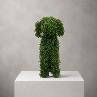 Figurine d'animal en herbe artificielle Milan 32x43x62cm pour la décoration intérieure et extérieure de la maison, du jardin, du patio, de la cour et de la pelouse