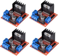 Module de commande de moteur L298N de haute qualité, carte de contrôle de moteur pas à pas DC pour projet de robot de voiture intelligente
