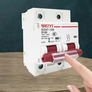 Qualidade confiável preço barato BEIYI marca mini disjuntor/100amp 220vac tripple pole mcb