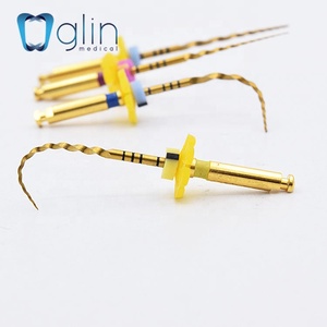 Glin Chất Lượng Hàng Đầu Vàng Kích Hoạt Nhiệt Nha Khoa NITI Quay Tập Tin SX-F3 21/25Mm Vàng Pro Taper Nha Khoa Tập Tin - Product Image 3