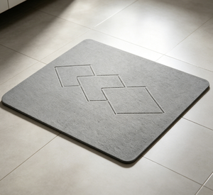 <span class=keywords><strong>Tapis</strong></span> <span class=keywords><strong>de</strong></span> salle <span class=keywords><strong>de</strong></span> bain en diatomite absorbante TGYW Easy Clean gris moyen 24"Lx16"W en pâte <span class=keywords><strong>de</strong></span> bois vierge pour salle <span class=keywords><strong>de</strong></span> bain - Product Image 1
