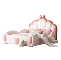 Meubles de maison coloré pour enfants/bébés, ensemble d'accessoires de chambre à coucher, voiture et lit, mignon