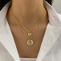KISSWIFE 2025 nouvelle mode coeur Triple couches pendentif collier pour femmes filles bijoux