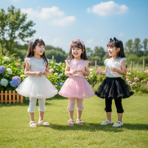 Pantalones Tutú Estilo Coreano OZKIZ con Diseño de Mariposa para Niñas, Transpirables y Tejidos, para Niñas de 2 a 7 Años, Moda de Verano, Venta al Por Mayor - Product Image 3