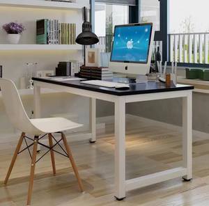 โต๊ะสำนักงานทำจากไม้ MDF พร้อมกรอบโลหะโต๊ะคอมพิวเตอร์เฟอร์นิเจอร์พนักงาน - Product Image 4