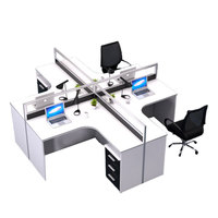 Bureau de direction commercial en bois, mobilier de bureau chinois