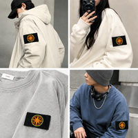Écusson brodé personnalisé sur mesure, style mode, badge en fil haute densité, thermocollant pour vêtements streetwear