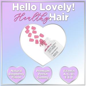 OEM sakızlı Multivitamin Folic asit biyotin Gummies Vitamin takviyeleri sorumlu saç cilt çivi büyüme Folate biyotin Gummies - Product Image 4