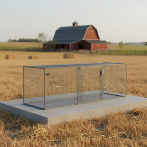 Jaula para Pollos de Acero Galvanizado, Duradera, de Gran Tamaño, para Cría de Aves de Corral - Product Image 2