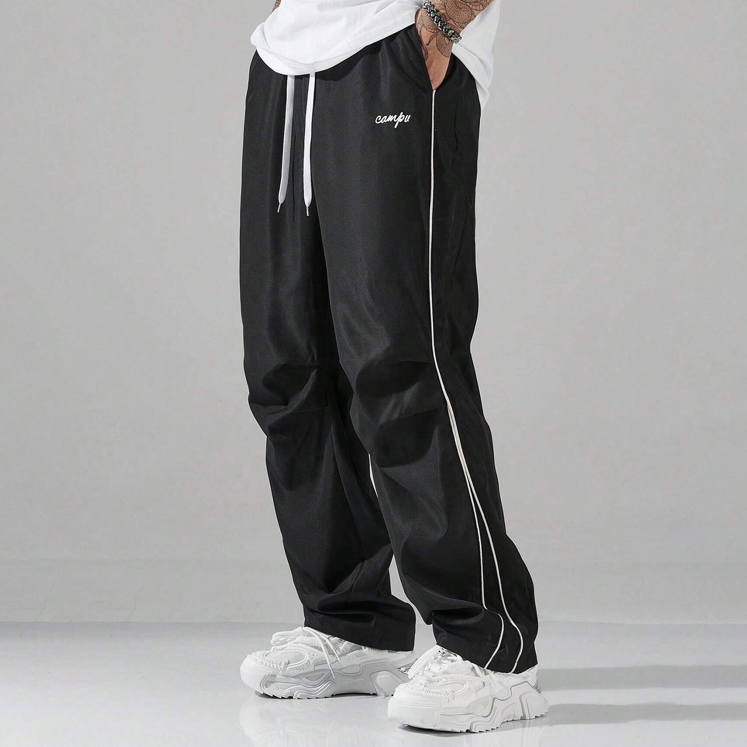 Pantalones Deportivos Hombre Con Cintura Elástica Pantalones De