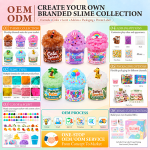 Suministros de Slime Personalizables al por Mayor, Kits de Slime DIY, Contenedores, Juguetes de Plastilina Suave No Tóxica para Niños, Regalos para Niños - Product Image 2