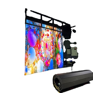 Indoor flexible TV video, roll-up LED <b>screen</b>, <b>folding</b> carpet, floor banner advertisement, roll-up LED <b>screen</b> display - Product Image 1