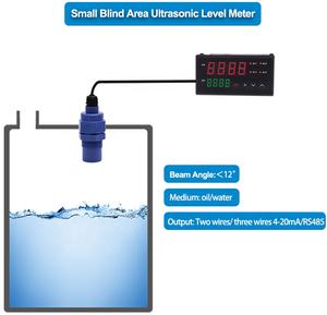 Cippus Fabrieksprijs Ultrasone Niveauzender 4-20ma Rs485 Brandstoftank Ultrasone Niveausensor - Product Image 3