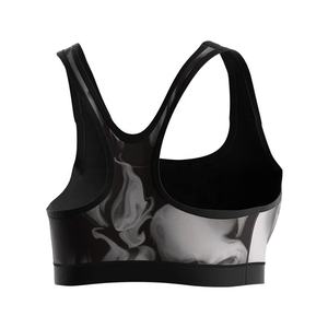 Top Deportivo Corto para Mujer, Marca OEM, para Gimnasio, Entrenamiento, Color Rojo, Sujetador Deportivo de Alta Sujeción - Product Image 4