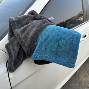Serviettes de séchage en microfibre tissée écologiques à boucles torsadées, séchage rapide, pour la maison - Product Image 1